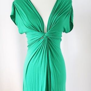 Emerald green dress